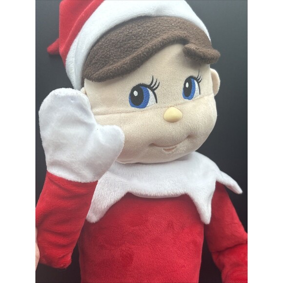 Vtg. Elf on the Shelf Plush Doll Christmas Holiday Decoration Kids Toy 27" LARGE - Picture 11 of 11